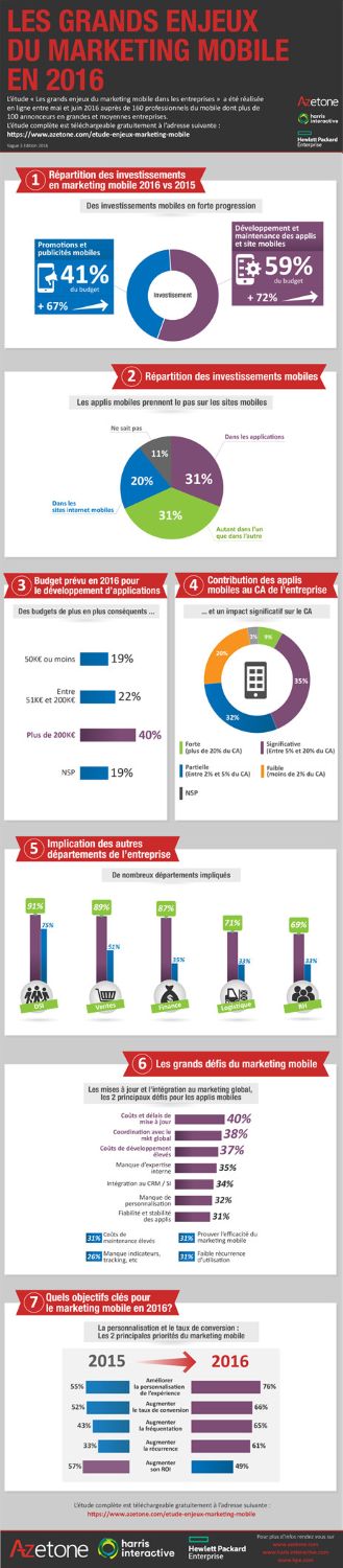 Enjeux marketing mobile entreprises françaises