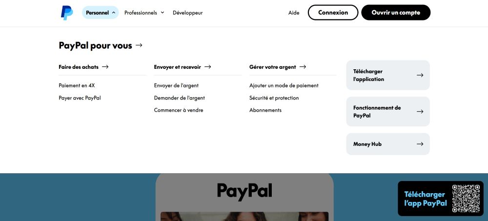 Ux design site paypal