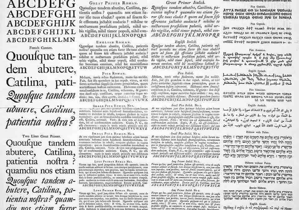 Polices de caractères, fonte, typographie : quelles sont les différences ?