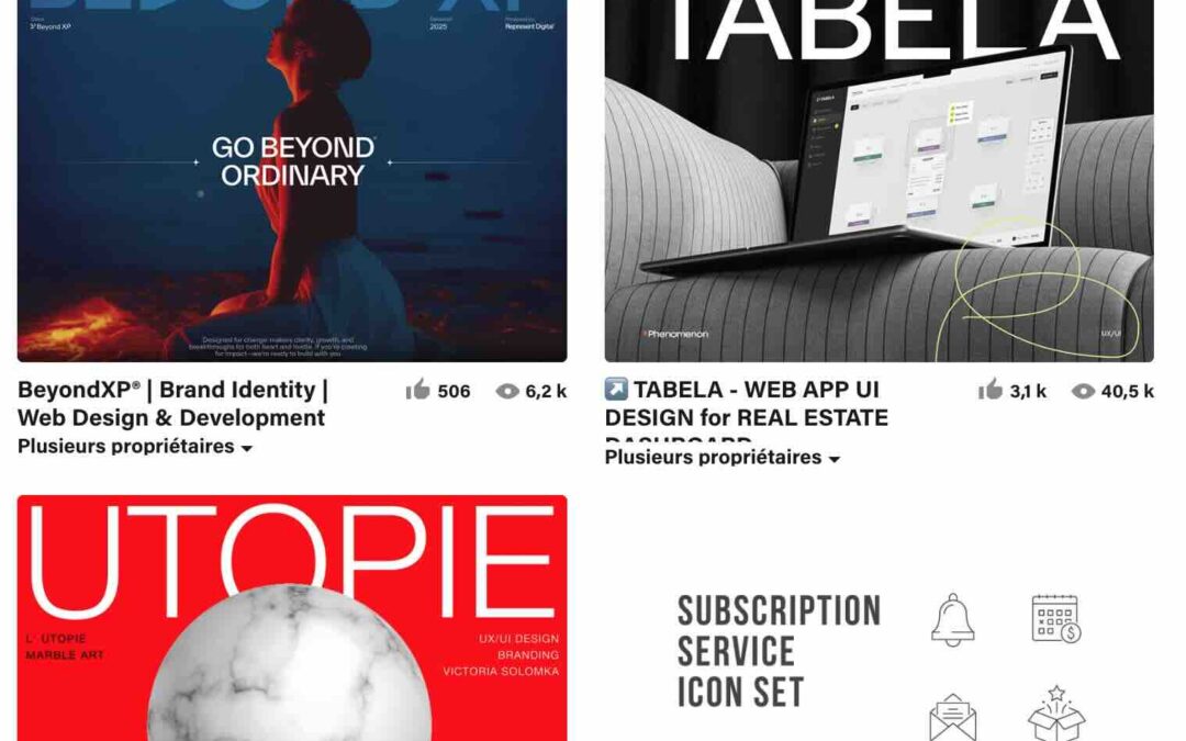 Inspiration design web : 10 plateformes incontournables