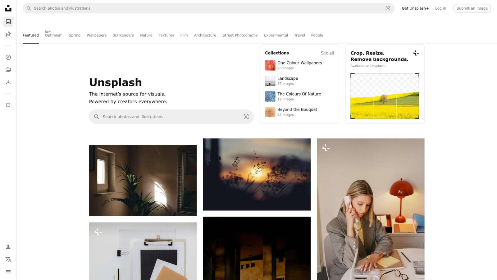Unsplash : l'accès natif à une banque d'images haute résolution